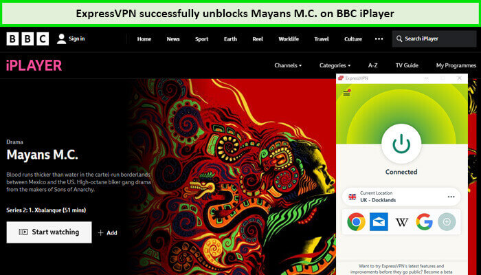 Express-VPN-Unblocks-Mayans-MC-outside-UK-on-BBC-iPlayer