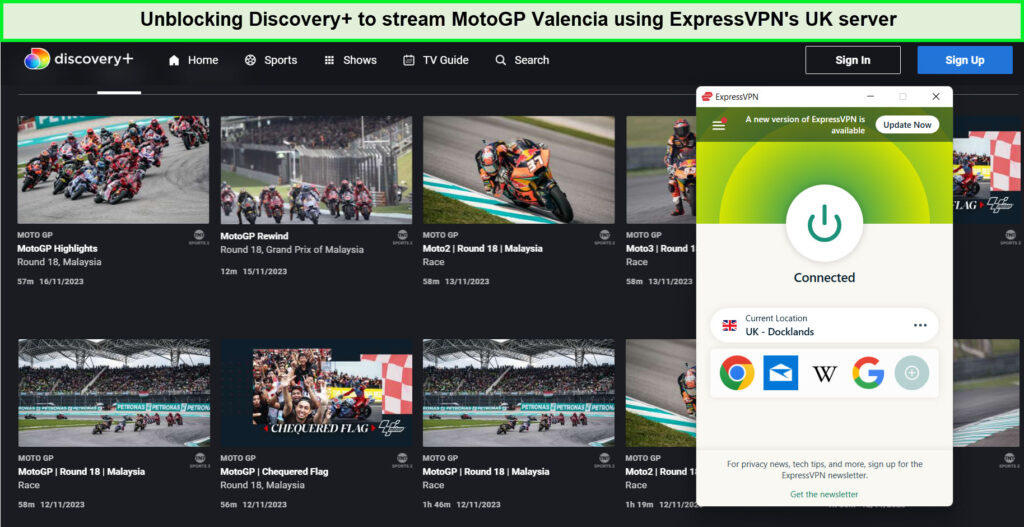 MotoGP Valencia-with-expressvpn- 