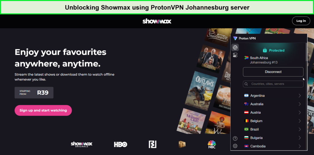 ProtonVPN-unblocked-showmax-in-Hong Kong