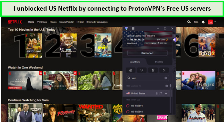 Unblocked-US-Netflix-With-ProtonVPN-Free US-servers