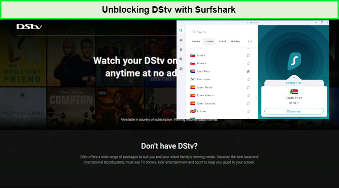  Desbloquear-DSTV-con-Surfshark- in - Espana 