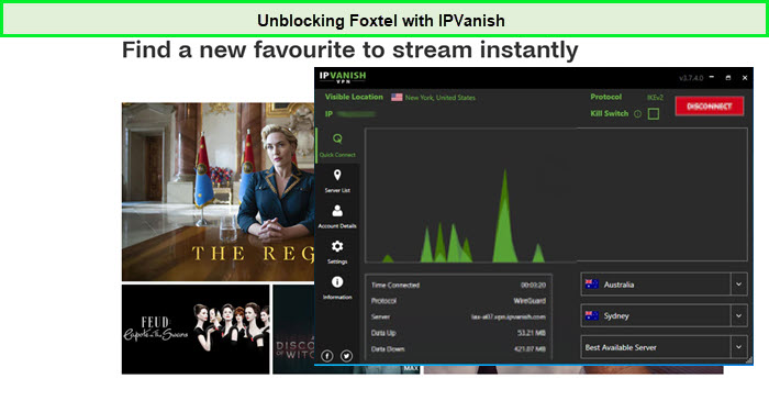 Unblocking-Foxtel-with-IPVanish-in-India
