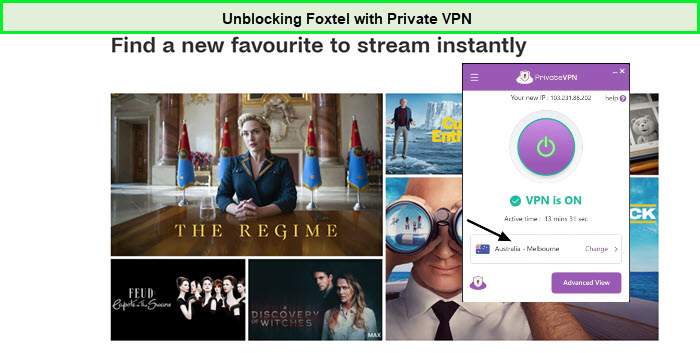 Unblocking-Foxtel-with-PrivateVPN-in-Netherlands