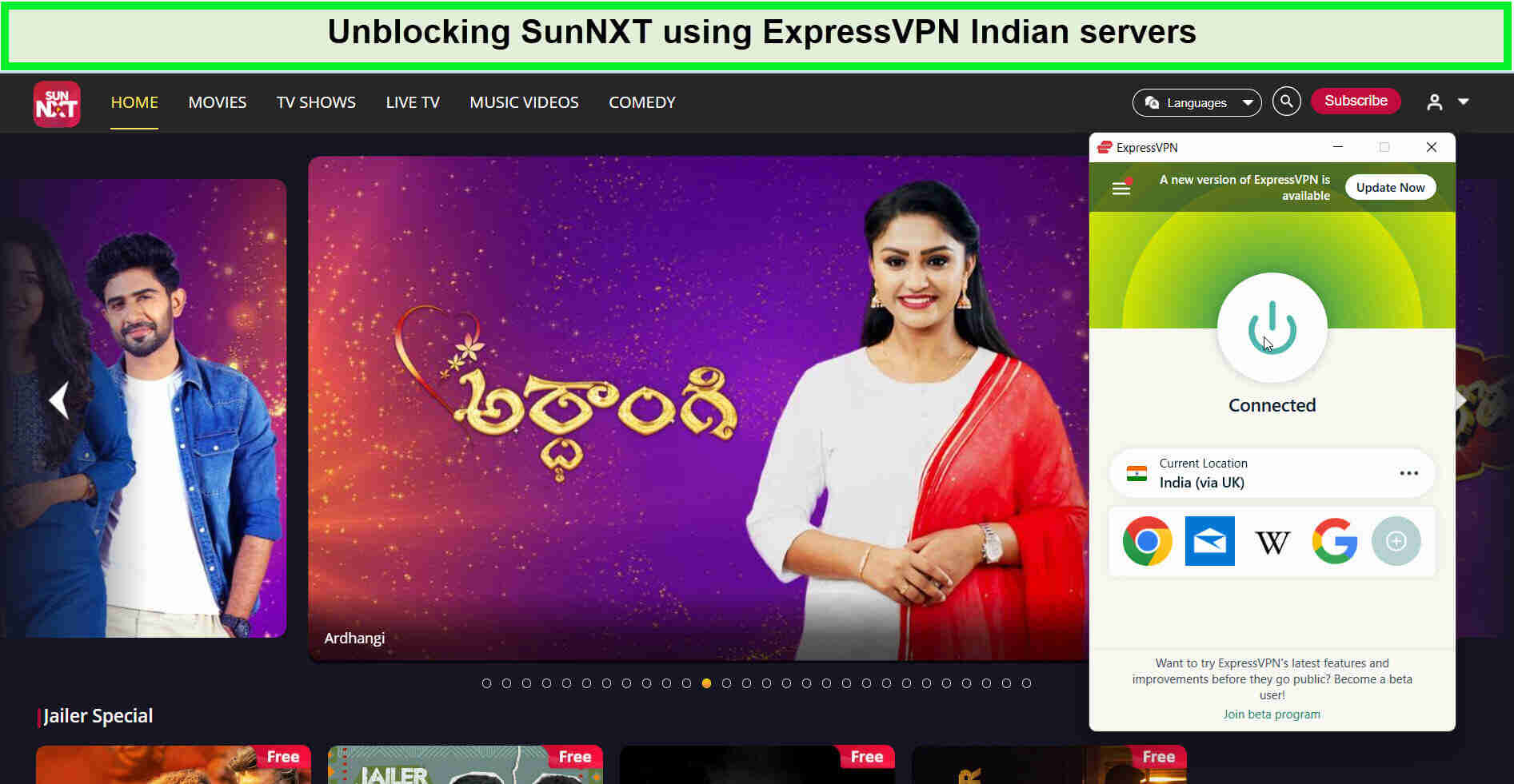 Unblocking-SunNXT-with-ExpressVPN-in-New Zealand