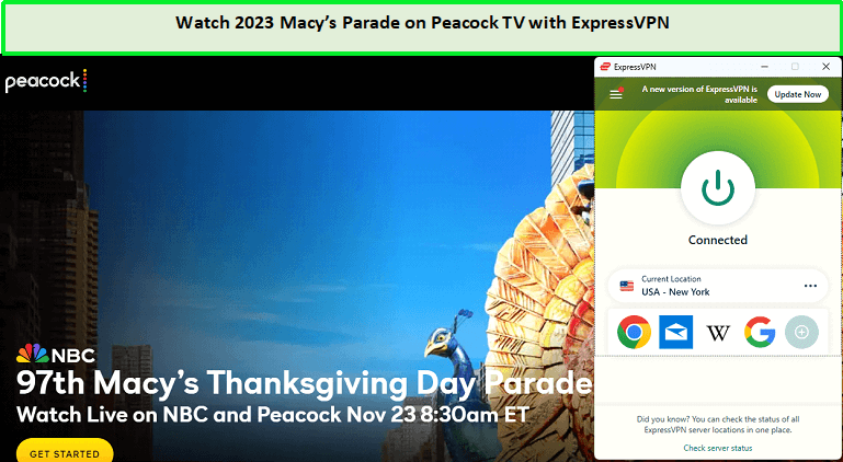  entsperren-2023-macys-parade in - Deutschland auf peacock tv mit expressvpn 