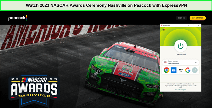 Guarda la cerimonia di premiazione NASCAR 2023 a Nashville in - Italia Su peacock con ExpressVPN 