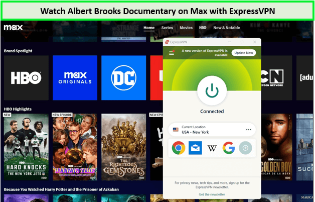 Watch-Albert-Brooks-Documentary-outside-USA-on-Max-with-ExpressVPN