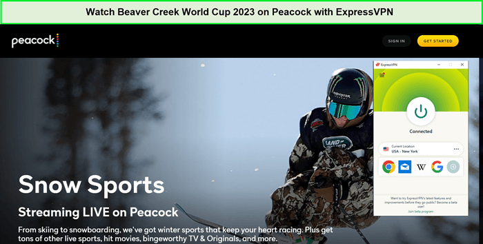 Beobachte-Beaver-Creek-Weltcup-2023-in - Deutschland-Auf Peacock-mit-ExpressVPN 