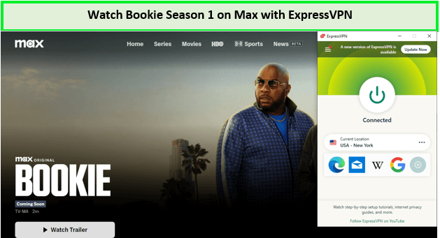 Guarda la stagione 1 di Bookie in - Italia Su Max con ExpressVPN 