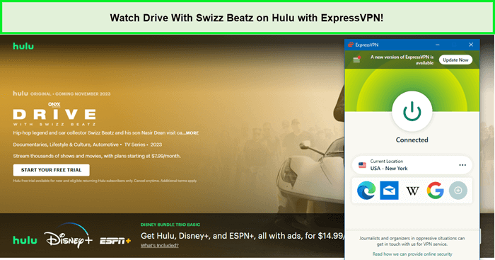 Watch-Drive-With-Swizz-Beatz-in-New Zealand-on-Hulu-with-ExpressVPN