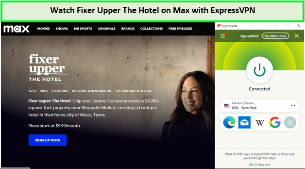 Watch-Fixer-Upper-The-Hotel-in-Spain-on-Max-with-ExpressVPN