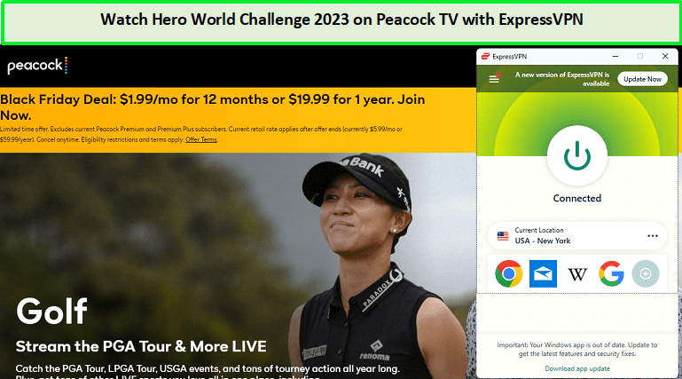 unblock-Hero-World-Challenge-2023-in-Netherlands-on-Peacock-TV-with-ExpressVPN