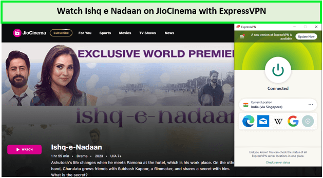 Watch-Ishq-e-Nadaan-in-Hong Kong-on-JioCinema-with-ExpressVPN