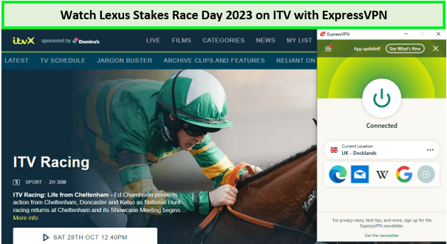  Mira la carrera de Lexus Stakes Day 2023 in - Espana En ITV con ExpressVPN 