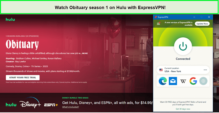 Watch-Obituary-season-1-outside-USA-on-Hulu-with-ExpressVPN
