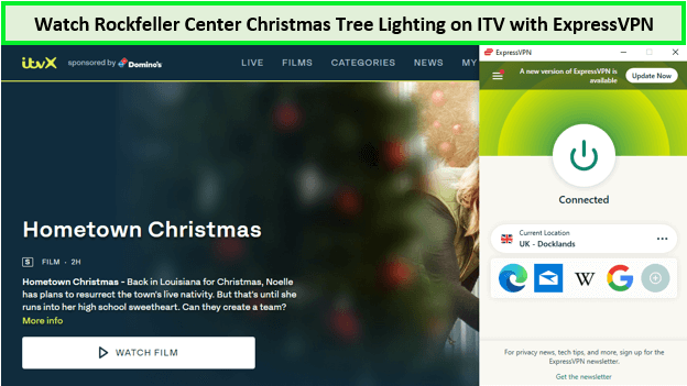  Kijk naar de Rockefeller Center Kerstboomverlichting in - Nederland Op ITV met ExpressVPN 