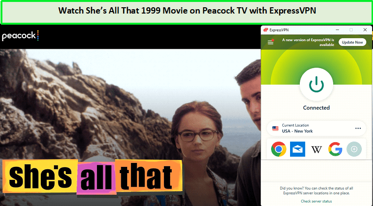  Mira She's All That (1999) Película in - Espana En Peacock TV con ExpressVPN 