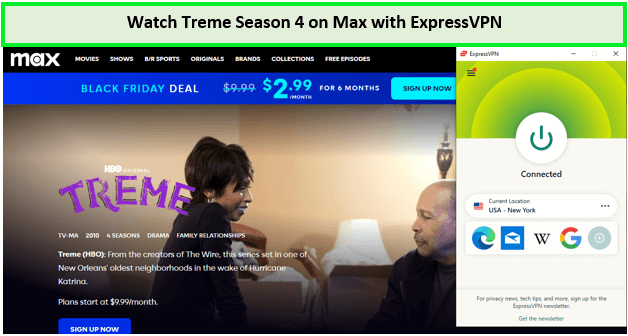  Mira la Temporada 4 de Treme. in - Espana No en Max con ExpressVPN 