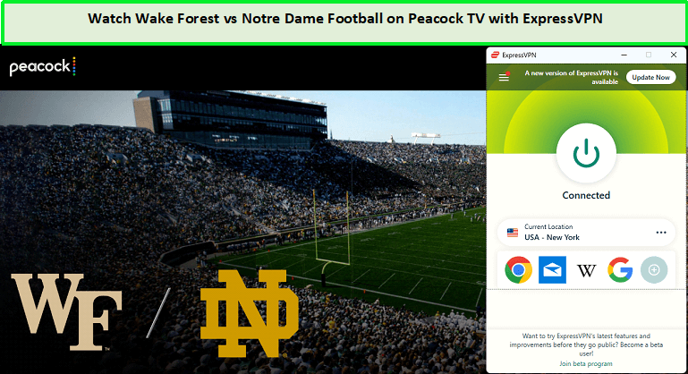 Watch-Wake-Forest-vs-Notre-Dame-Football-from anywhere-on-Peacock-with-ExpressVPN,