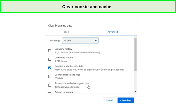 clear-cookie-and-cache-to-watch-itv-in-New Zealand