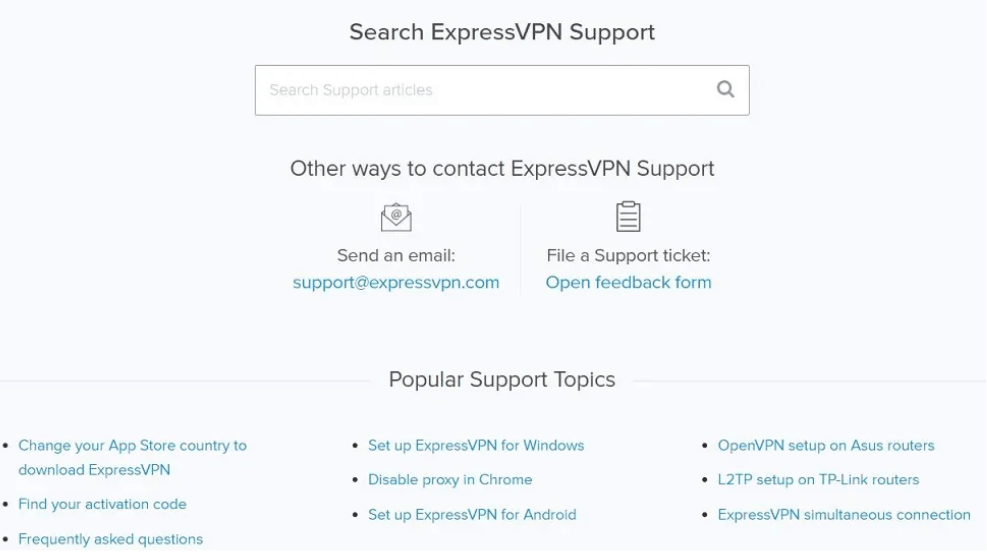 expressvpn-support-via-email