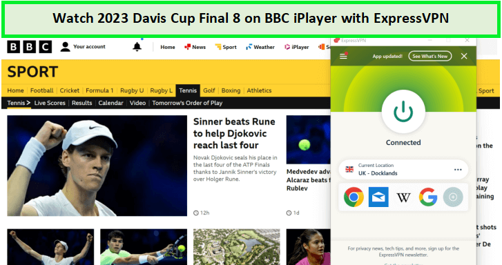 regardez la finale de la coupe davis 2023-8 en - France sur bbc iplayer 