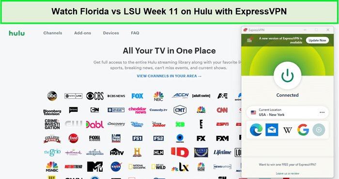watch-florida-vs-lsu-week-11-in-Canada-on-hulu-with-expressvpn