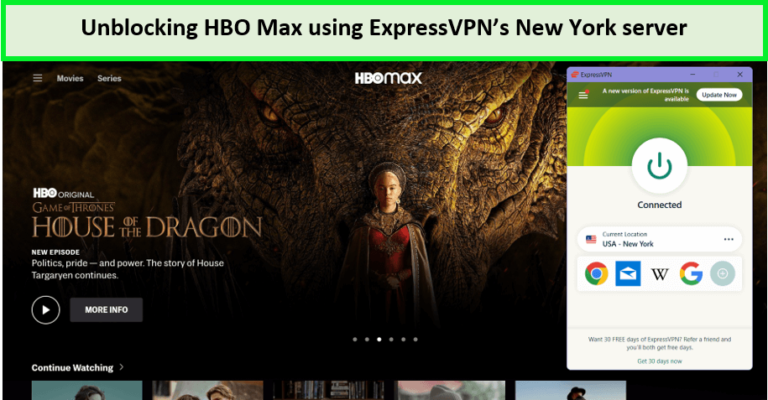 HBO-Max-unblocked-with-ExpressVPN-in-New Zealand