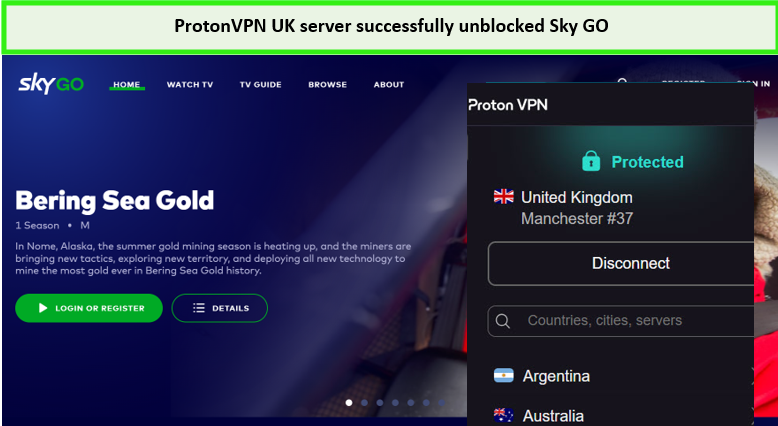 ProtonVPN - il miglior VPN gratuito per Sky Go 