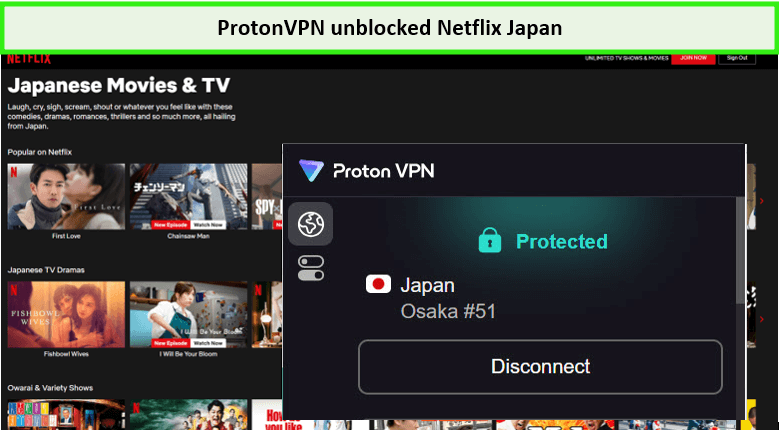 protonvpn-unblock-netflix-japan-in-Spain
