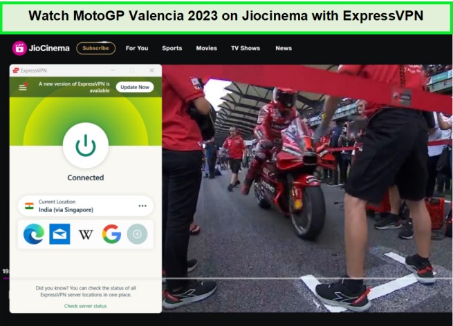 watch-motogp-valencia-2023-in-UAE-on-jiocinema-with-expressvpn