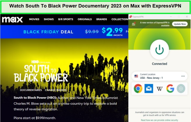 Guarda il documentario sull'empowerment nero del sud nel 2023. in - Italia Su Max con ExpressVPN 