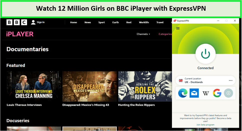  Guarda 12 milioni di ragazze in-Italia su BBC iPlayer con ExpressVPN 