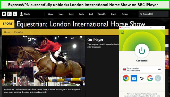  express-vpn débloque le london international show en - France sur bbc iplayer 