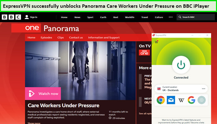  Express-VPN desbloquea a los trabajadores de Panorama Care bajo presión. in - Espana En BBC iPlayer 