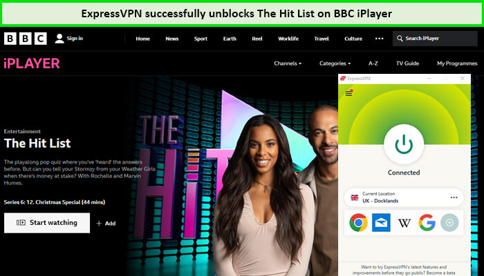 Express-VPN sblocca la lista dei successi in - Italia su BBC iPlayer 