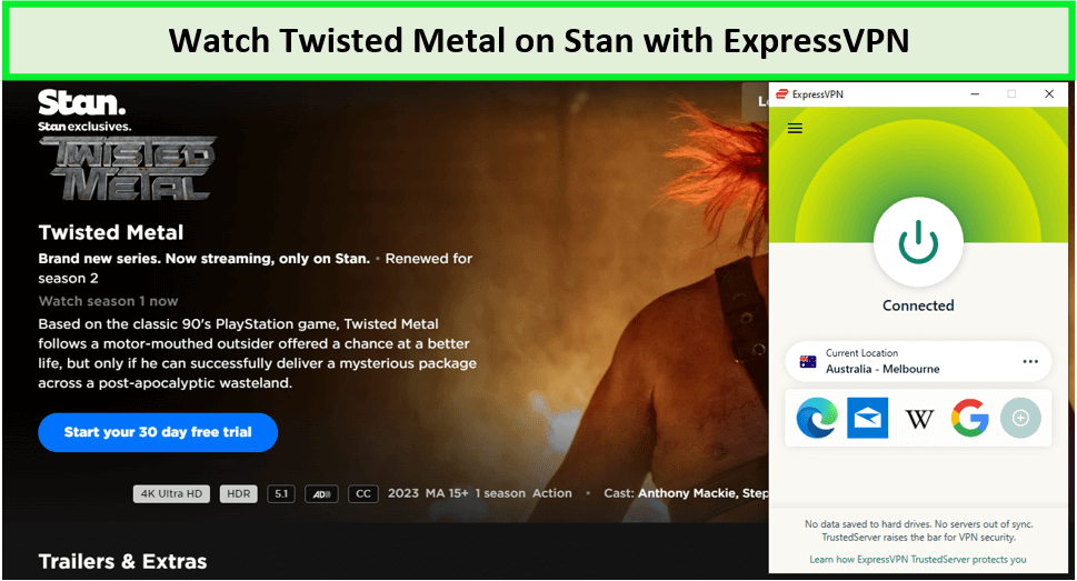  Mira Twisted Metal in - Espana En Stan con ExpressVPN 