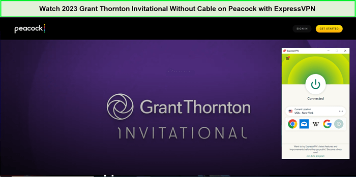  Mira el Invitacional Grant Thornton 2023 sin cable in - Espana En Peacock con ExpressVPN 