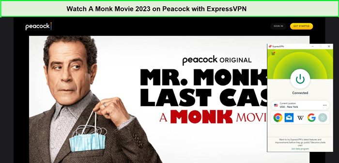  Schau dir den Monk-Film 2023 an. in - Deutschland Auf Peacock mit ExpressVPN 