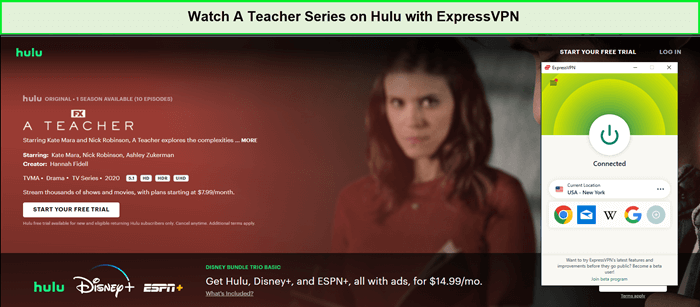 Watch-A-Teacher-Series-Outside-USA-on-Hulu-with-ExpressVPN