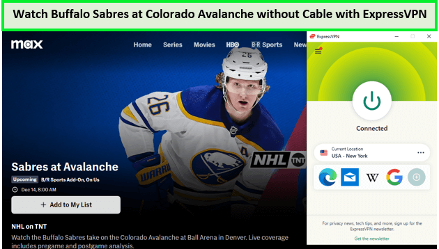 Watch-Buffalo-Sabres-at-Colorado-Avalanche-without-Cable-in-Netherlands-on-Max-with-ExpressVPN