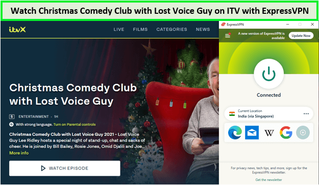 Watch-Christmas-Comdey-Club-with-Lost-Guy-in-South Korea-on-ITV-with-ExpressVPN