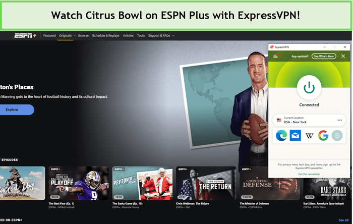  Kijk naar de Citrus Bowl in - Nederland Op ESPN Plus met ExpressVPN 