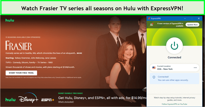 Watch-Frasier-TV-series-all-seasons-on-Hulu-in-Spain-with-ExpressVPN