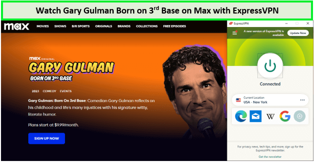  Mira a Gary Gulman nacido en la tercera base. in - Espana No en Max con ExpressVPN 