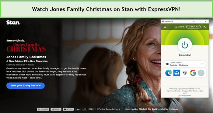 Guarda la famiglia Jones a Natale in - Italia Su-Stan-con-ExpressVPN 