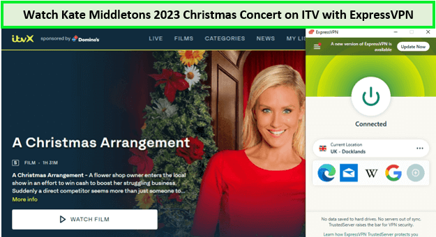 Guarda il Natale Speciale del 2023 di Kate Middleton in - Italia Su ITV con ExpressVPN 