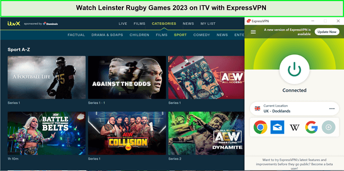  Regardez les matchs de rugby Leinster 2023 in - France Sur ITV avec ExpressVPN 