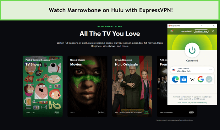 Watch-Marrowbone-outside-USA-on-Hulu-with-ExpressVPN