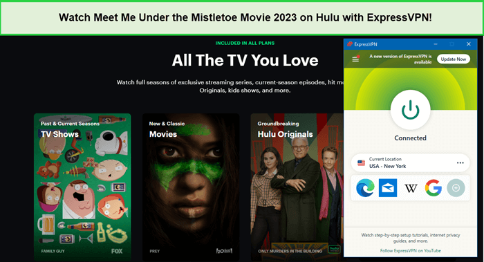 Guarda Meet Me Under the Mistletoe Movie 2023 su Hulu in - Italia Con ExpressVPN